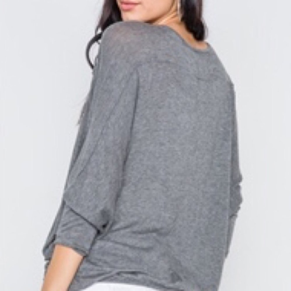 Soft Drape Front Top - Picture 2 of 3